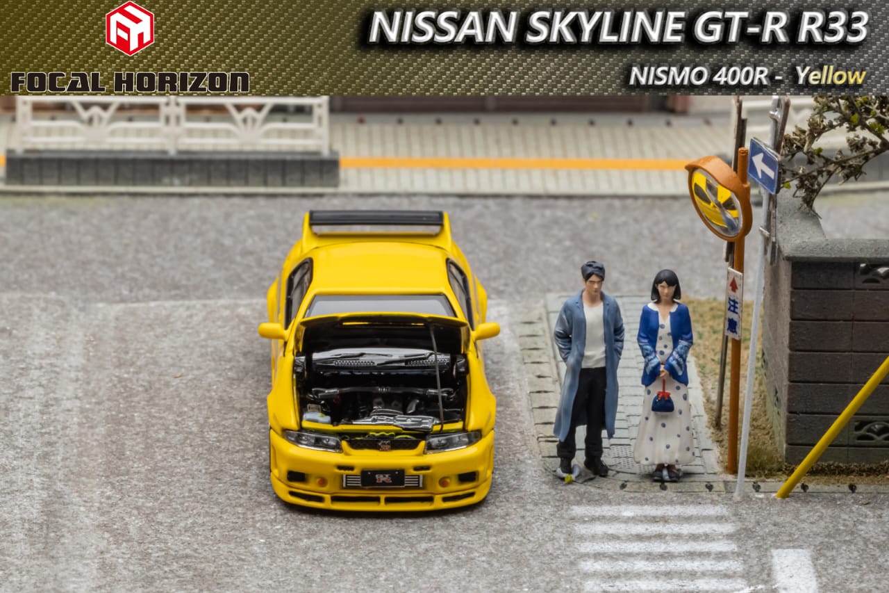 [Pre-Order] Focal Horizon Nissan Skyline GT-R R33, Nismo 400R in Yellow