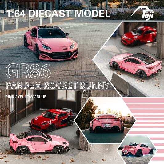 [Pre-Order] Fuji Pandem Toyota GR86 2nd Gen Rocket Bunny in Pink