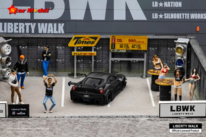 [Pre-Order] Star Model LB-Silhouette Works Ferrari 458 GT in Black with Carbon Hood w/ Figurine