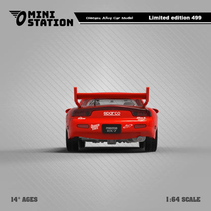 [Pre-Order] Mini Station 1/64 Mazda RX-7 in Orange Fast & Furious Livery