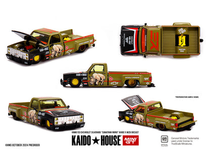 [Pre-Order] Kaido House x Mini GT x Mizu Diecast 1:64 Chevrolet Silverado “Sumatran Rhino”