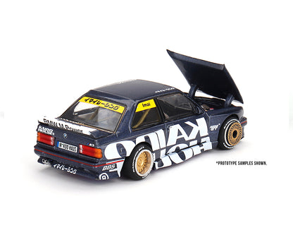 Kaido House x Mini GT 1:64 BMW M3 (E30) Kaido Works V1 – Dark Blue