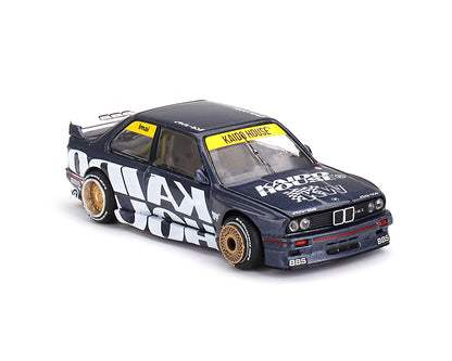 Kaido House x Mini GT 1:64 BMW M3 (E30) Kaido Works V1 – Dark Blue