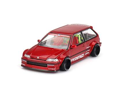 [Pre-Order] Kaido House x Mini GT 1:64 Honda Civic (EF) Kaido Works V2- M Red