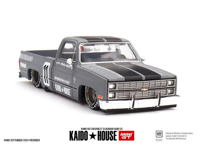 [Pre-Order] Kaido House x Mini GT 1:64 Chevrolet Silverado Kaido V2 – Grey