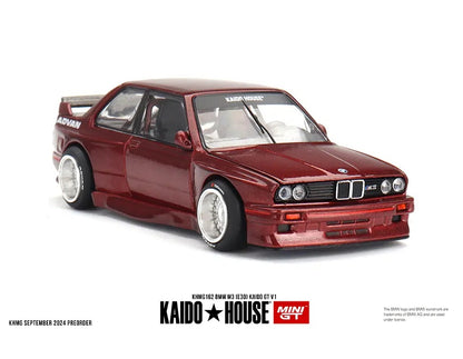 [Pre-Order] Kaido House x Mini GT 1:64 BMW M3 (E30) Kaido GT V1 – M Red