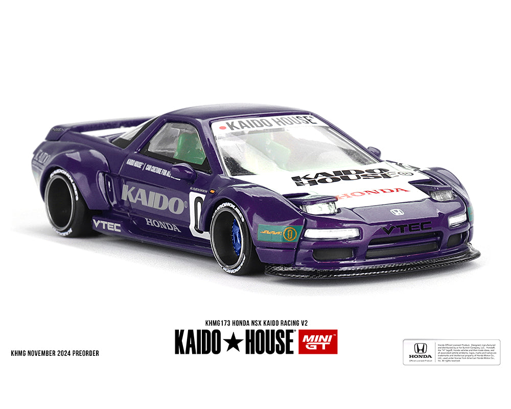 [Pre-Order] Kaido House x Mini GT 1:64 Honda NSX Kaido Racing V2 – Purple