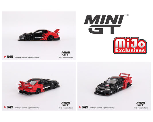 [Pre-Order] Mini-GT Nissan LB-Super Silhouette S15 SILVIA ADVAN – Mijo Exclusives #649