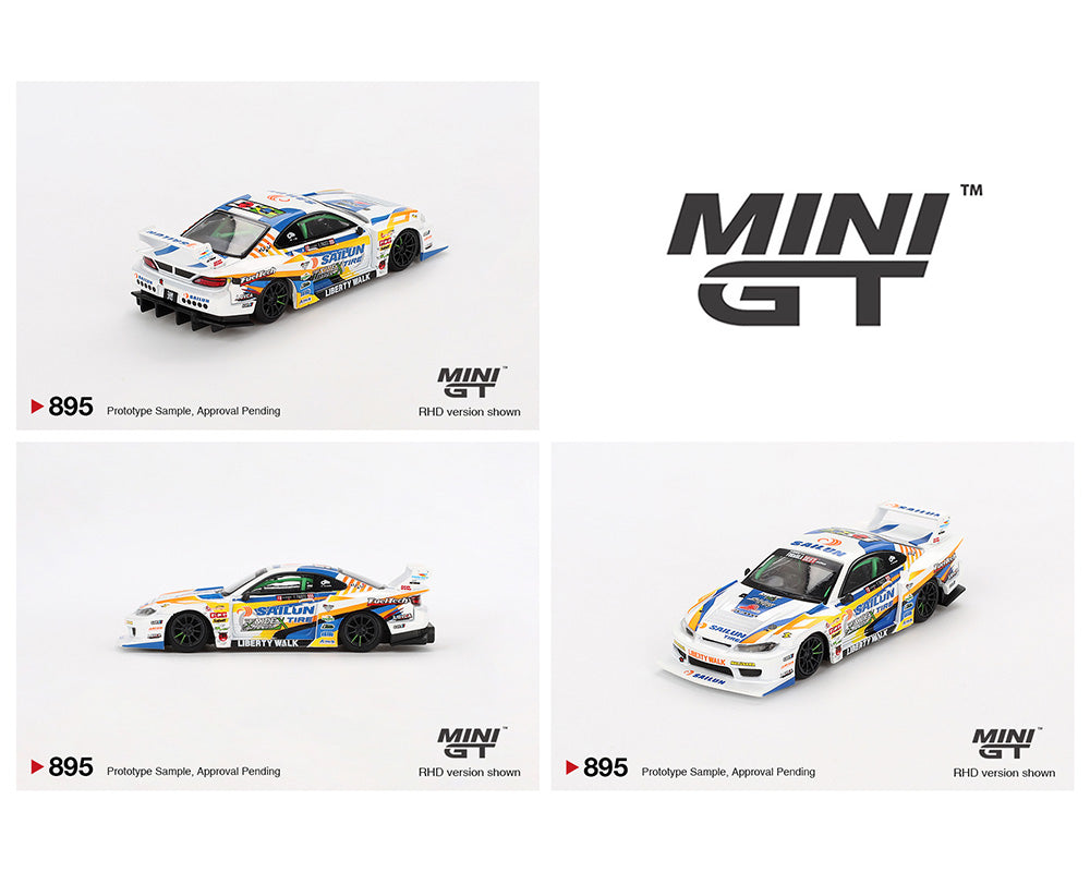 [Pre-Order] Mini GT 1:64 Nissan LB-Super Silhouette S15 SILVIA #555 2023 Formula Drift Japan