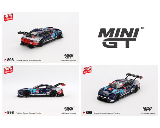 [Pre-Order] Mini GT 1:64 Ford Mustang GT3 #64 Ford Multimatic Motorsports 2024 IMSA Daytona 24Hrs