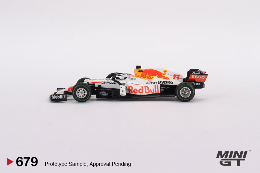 MINI-GT Red Bull RB16B #11 Sergio Perez 2021 Turkish Grand Prix 3rd Place MGT00679-L