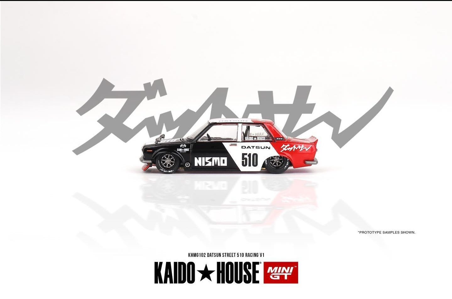 [Pre-Order] Mini GT x Kaido House Datsun KAIDO 510 Sedan Racing V1