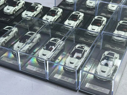 YM Model Chevrolet Corvette C7 bagged In White
