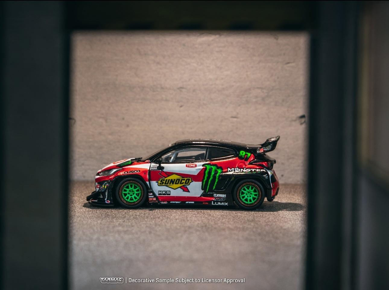 Tarmac Works 1/64 Pandem Toyota Yaris Drift Monster