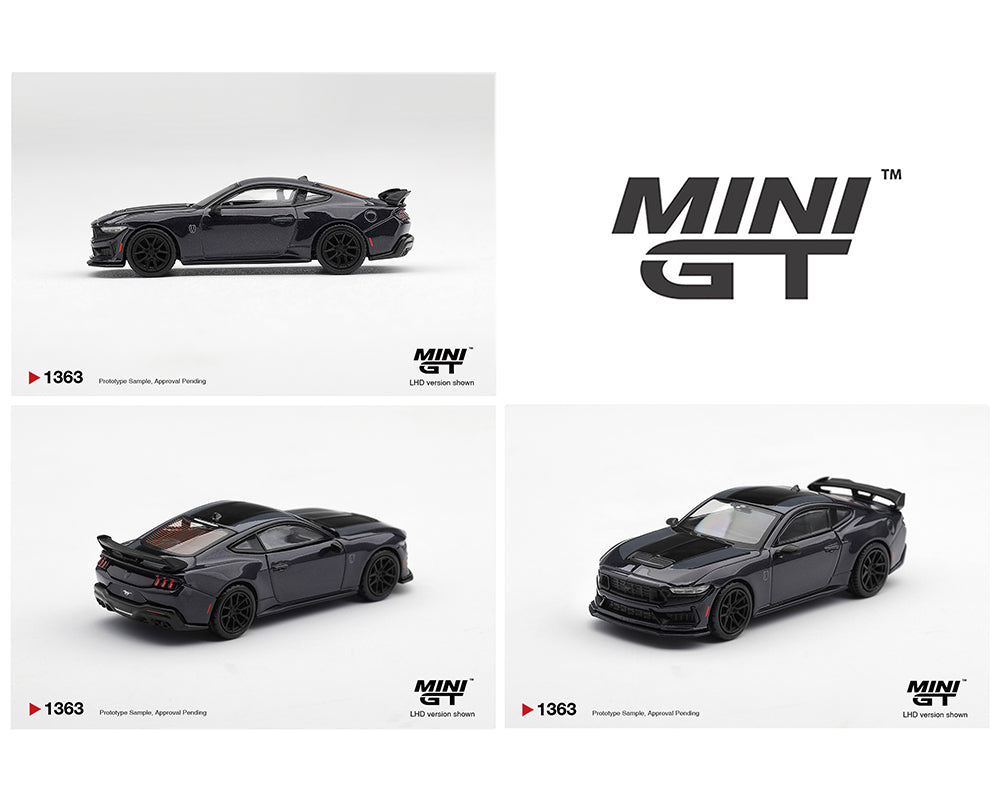 [Pre-Order] Mini GT 1:64 Ford Mustang Dark Horse – Blue Ember