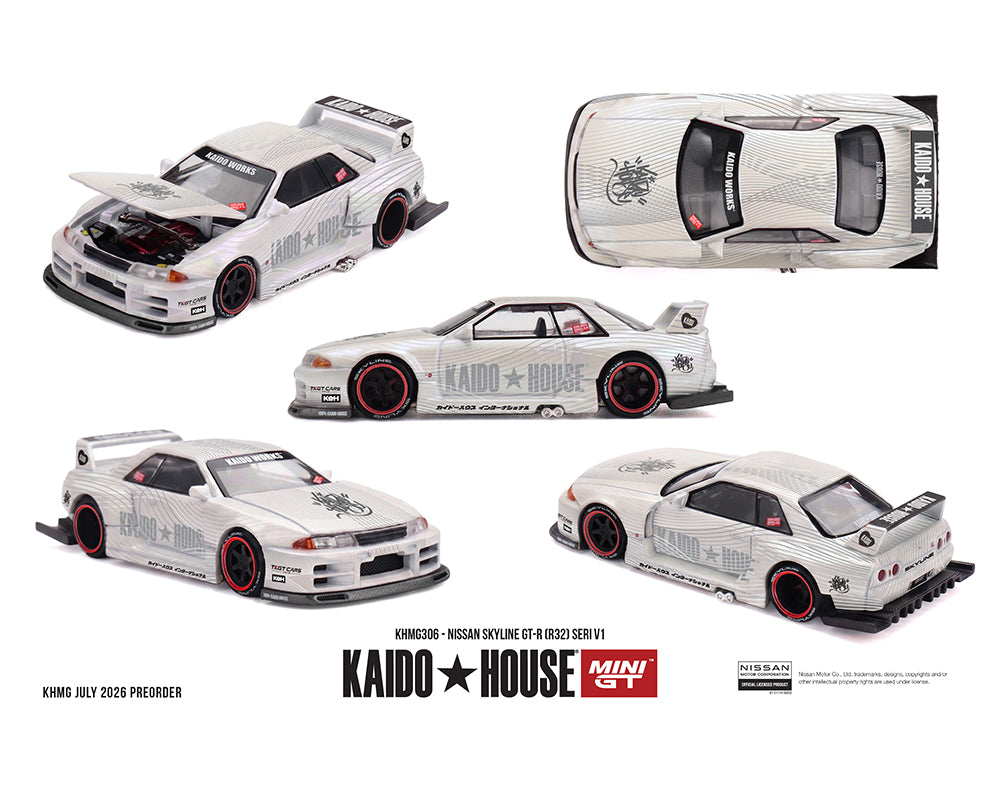 [Pre-Order] Kaido House x Mini GT 1:64 Nissan Skyline GT-R (R32) SERI V1