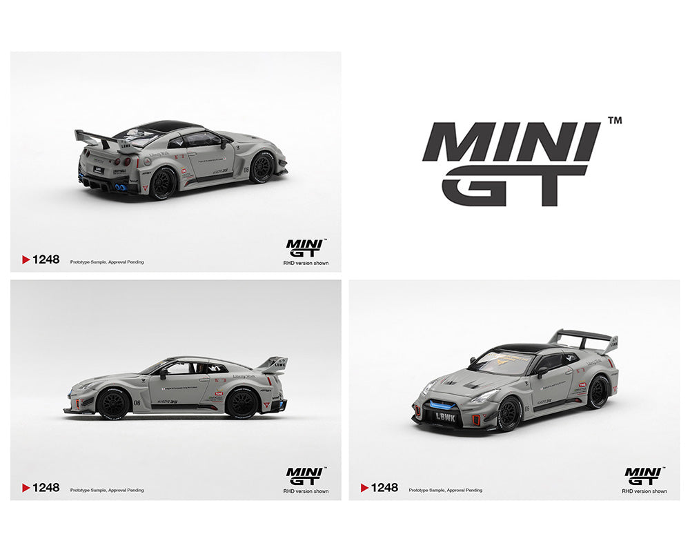 [Pre-Order] Mini GT Nissan LB-Silhouette WORKS GT 35GT-RR Ver.1 – Matt Grey