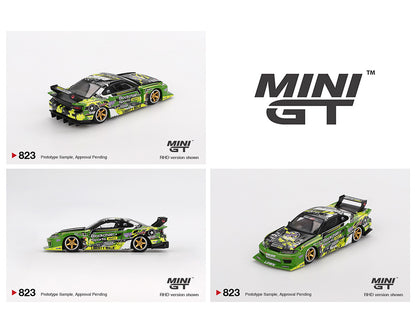 [Pre-Order] Mini GT 1:64 Nissan LB-Super Silhouette S15 SILVIA #555 V2 2024 – Green – Formula Drift Japan
