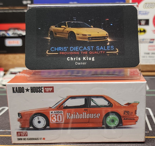 Kaido House x Mini GT 1:64 BMW M3 KAIDOHAUS V1 – Orange