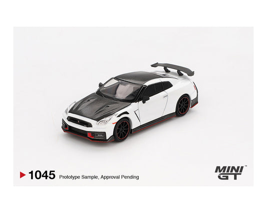 [Pre-Order] Mini GT 1:64 Nissan GT-R Nismo 2024 – Brilliant White Pearl