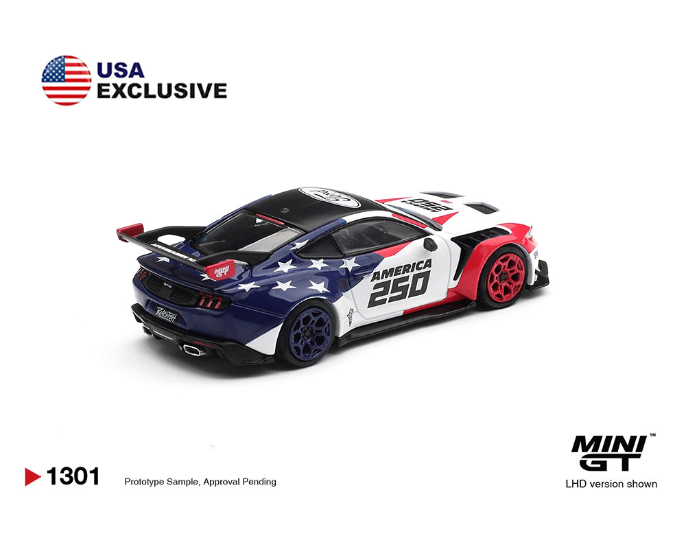 [Pre-Order] Mini GT 1:64 Ford Mustang GTD America 250 USA Exclusive LHD