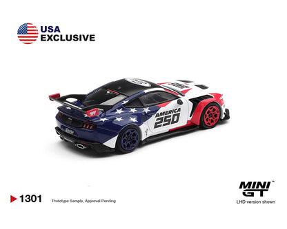 [Pre-Order] Mini GT 1:64 Ford Mustang GTD America 250 USA Exclusive LHD