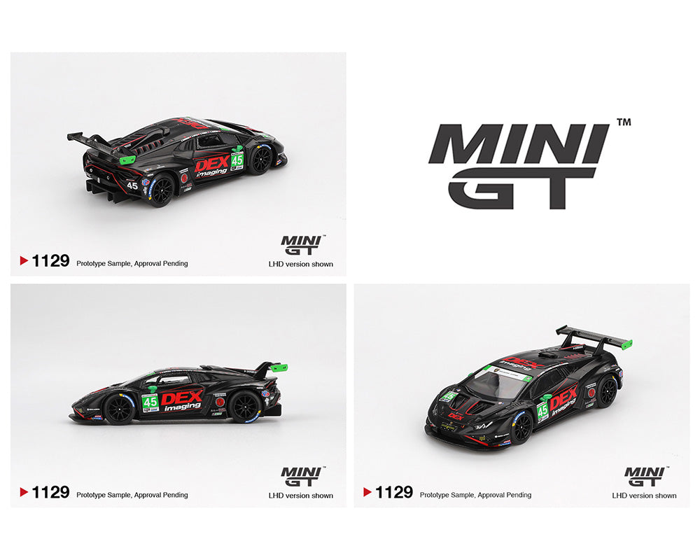 [Pre-Order] Mini GT 1:64 Lamborghini Huracán GT3 EVO2 #45 No.45 DEX Imaging 2024 IMSA Daytona