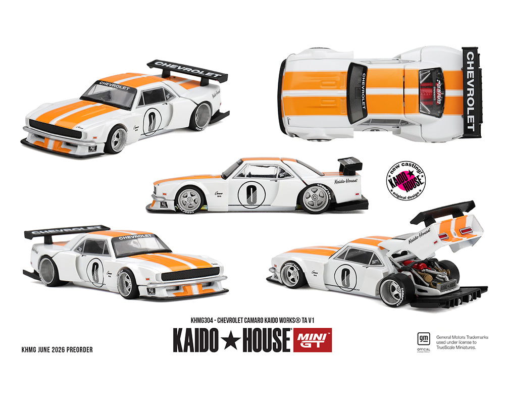 [Pre-Order] Kaido House x Mini GT 1:64 Chevrolet Camaro KAIDO WORKS TA V1