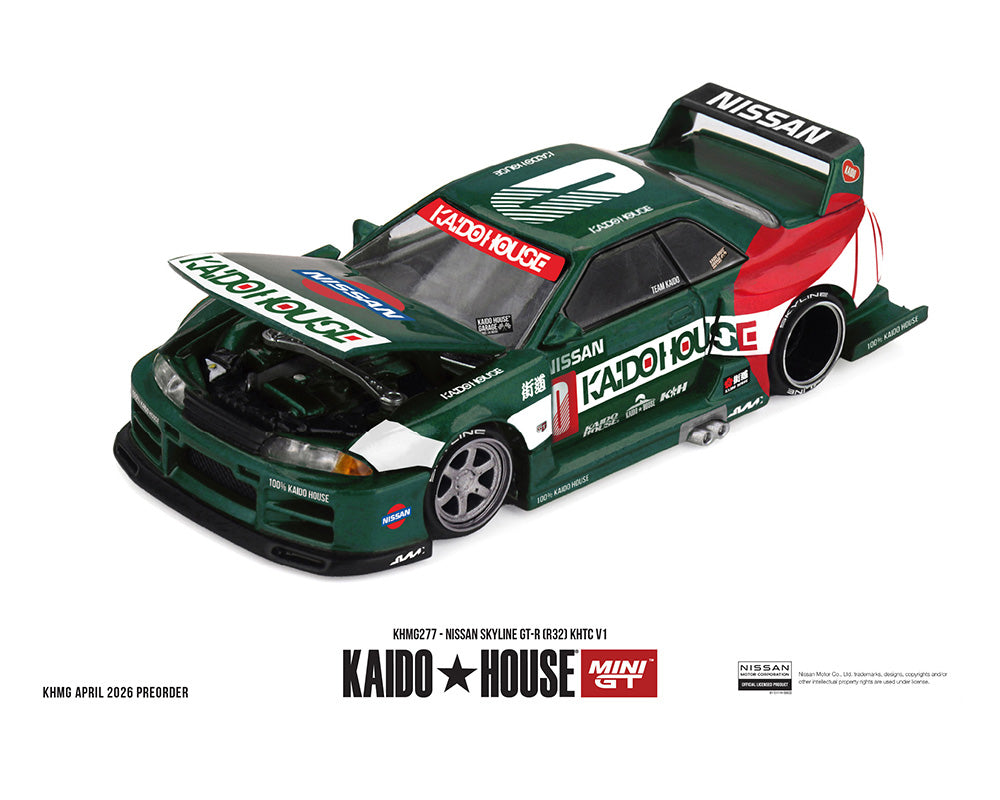 [Pre-Order] Kaido House x Mini GT Nissan Skyline GT-R (R32) KHTC V1 – Green