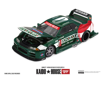 [Pre-Order] Kaido House x Mini GT Nissan Skyline GT-R (R32) KHTC V1 – Green