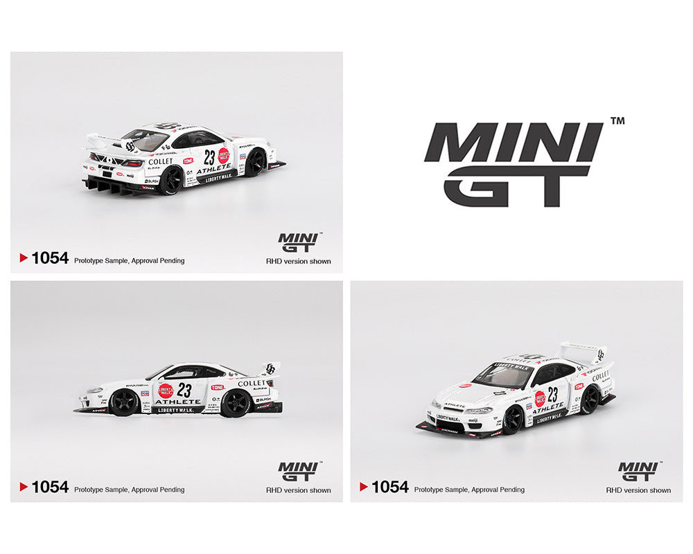 Mini GT 1:64 Nissan LB-Super Silhouette S15 SILVIA ATHLETE – White
