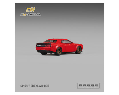 [Pre-Order] CM Model 1:64 Dodge Challenger SRT Hellcat Redeye Widebody – Torred Clearcoat