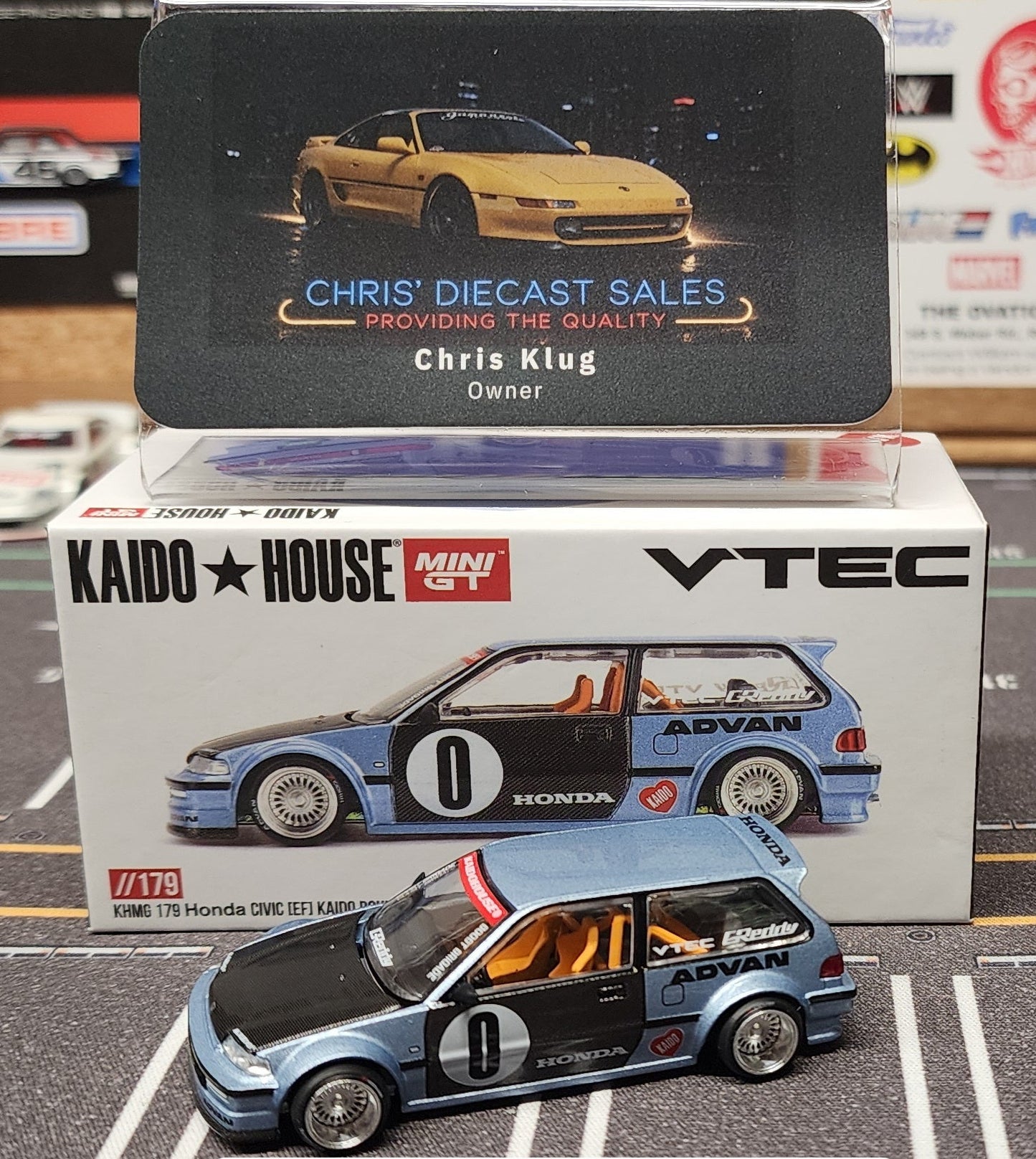 *OPENED* Kaido House x Mini GT Honda Civic (EF) ROULETTE V1 KHMG179