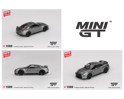 Mini-GT 2013 Nissan GT-R NISMO R35 CRS Version – Dark Metal Gray