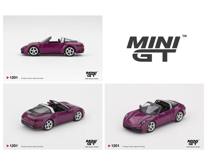 [Pre-Order] Mini GT 1:64 Porsche 911 (992.1) Rubystone Red Set of 4 – Special Edition