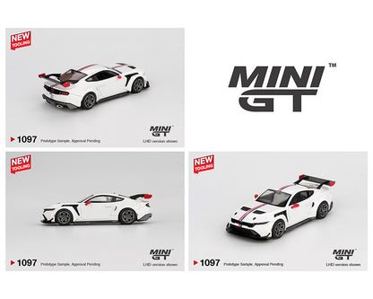 [Pre-Order] Mini GT 1:64 Ford Mustang GTD Spirit of America – White