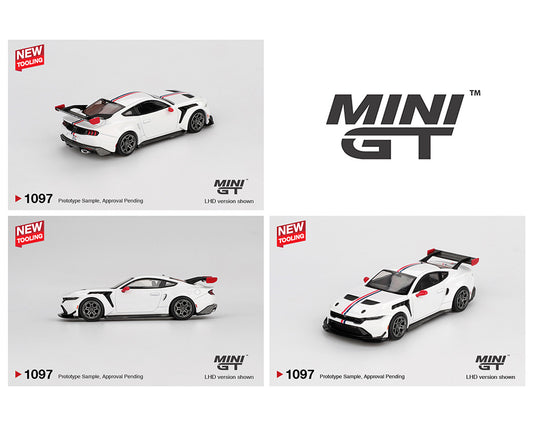 [Pre-Order] Mini GT 1:64 Ford Mustang GTD Spirit of America – White