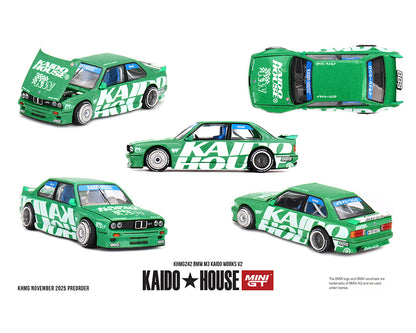 [Pre-Order] Kaido House x Mini GT BMW M3 Kaido Works V2- Green
