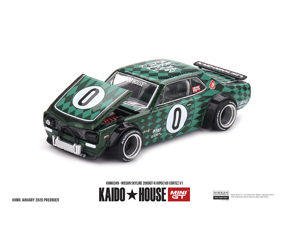 [Pre-Order] Kaido House x Mini GT 1:64 Nissan Skyline 2000GT-R (KPGC10) Cortez V1