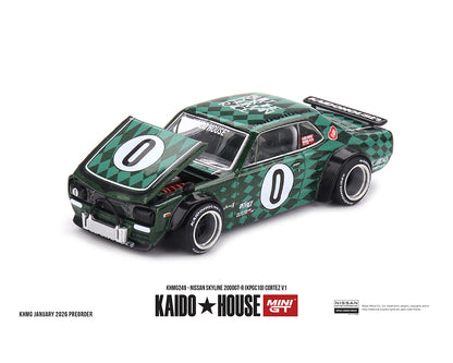 [Pre-Order] Kaido House x Mini GT 1:64 Nissan Skyline 2000GT-R (KPGC10) Cortez V1