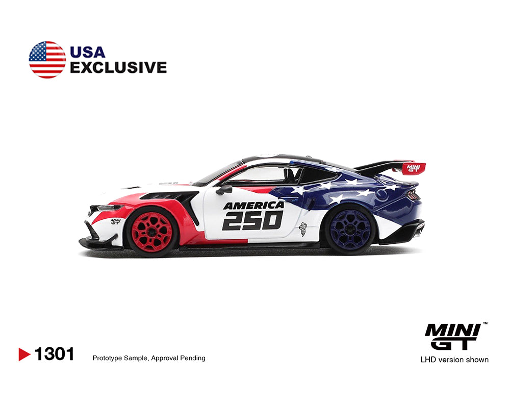 [Pre-Order] Mini GT 1:64 Ford Mustang GTD America 250 USA Exclusive LHD