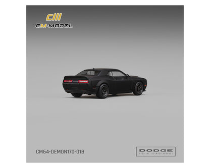[Pre-Order] CM Model 1:64 Dodge Demon 170 – Matte Black