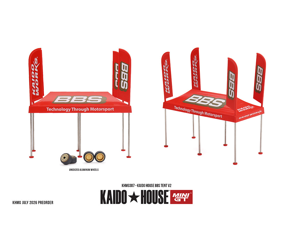 [Pre-Order] Kaido House x Mini GT 1:64 BBS Tent V2 Set