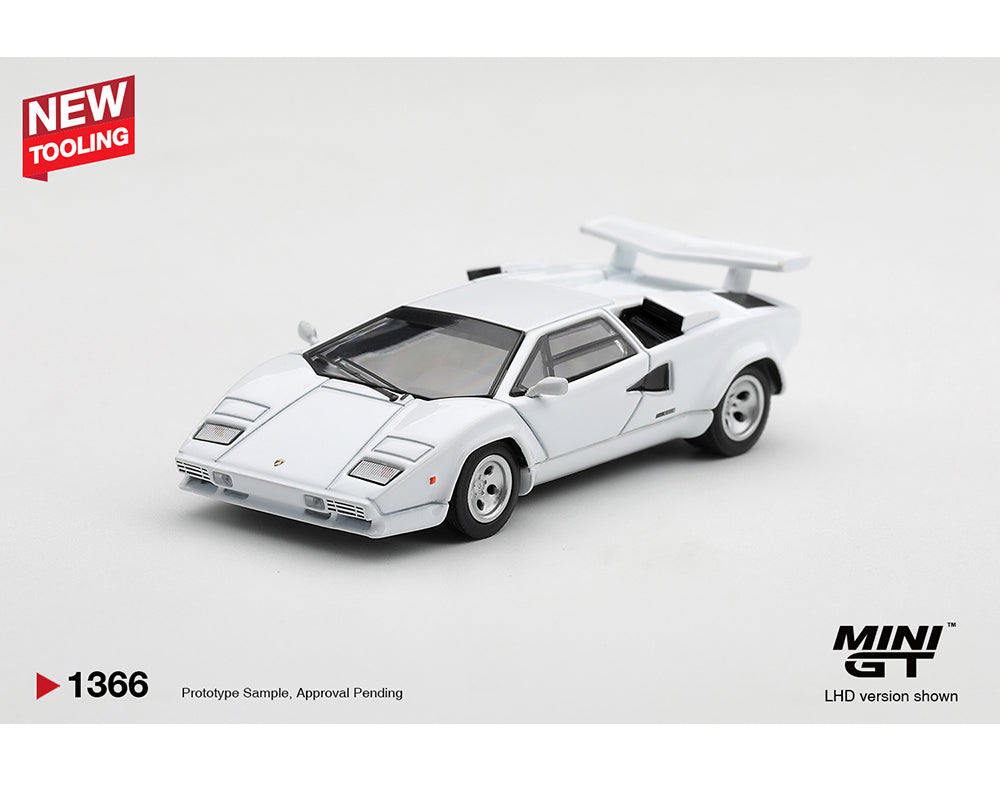 [Pre-Order] Mini GT 1:64 Lamborghini Countach LP500S White