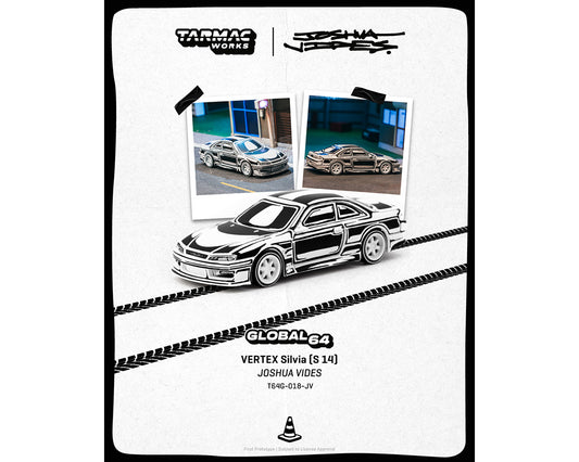 [Pre-Order] Tarmac Works 1:64 Vertex Silvia S14 – Designed by JOSHUA VIDES – Global64