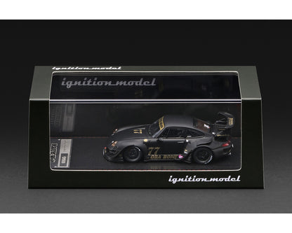 [Pre-Order] Ignition Model 1:64 Rauh-Welt Begriff RWB 993 -77 OBA BONE – Matte Black