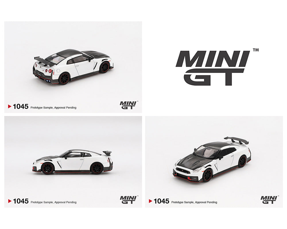 [Pre-Order] Mini GT 1:64 Nissan GT-R Nismo 2024 – Brilliant White Pearl