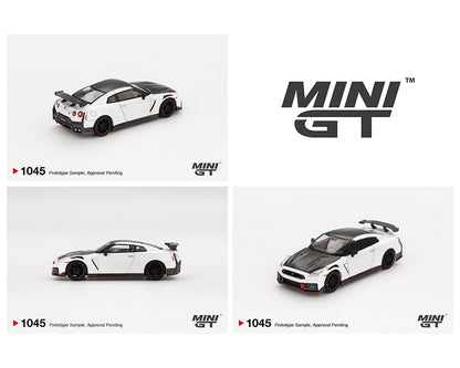 [Pre-Order] Mini GT 1:64 Nissan GT-R Nismo 2024 – Brilliant White Pearl