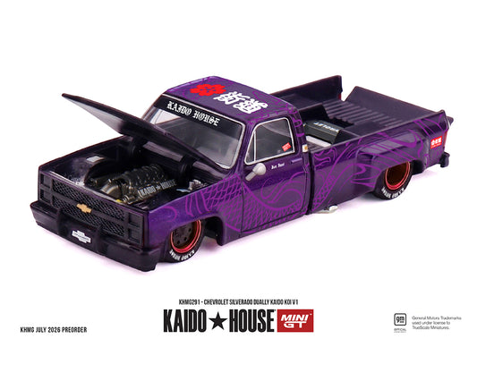 [Pre-Order] Kaido House x Mini GT 1:64 Chevrolet Silverado Dually KAIDO Koi V1