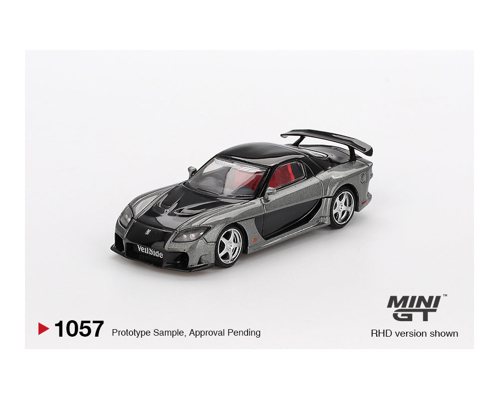 [Pre-Order] Mini GT 1:64 Mazda RX-7 VeilSide – Fortune Grey